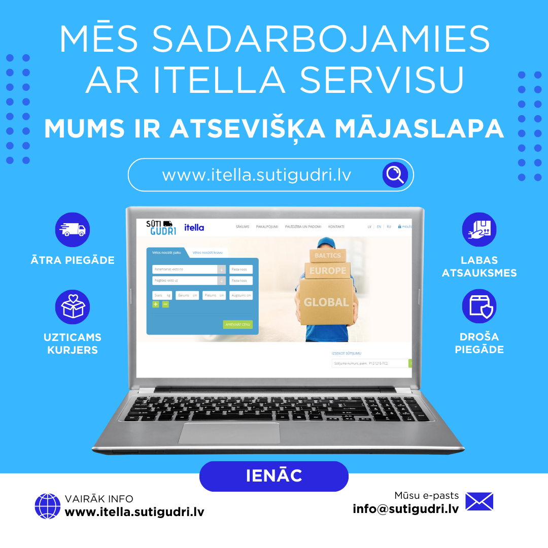 Sadarbība ar Itella Servisu