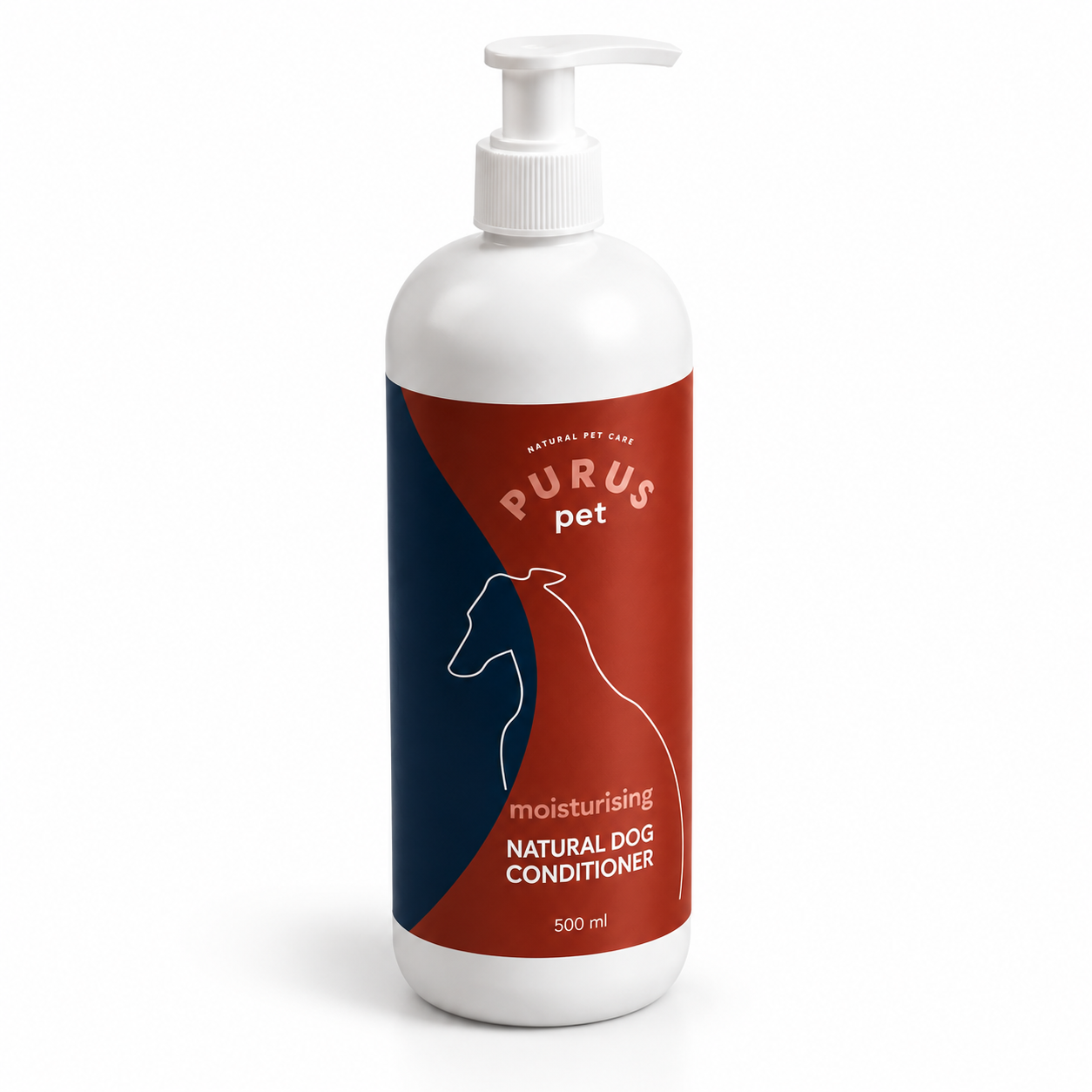 Purus Pet kondicioniera produkta foto no priekšpuses slīpā leņķī
