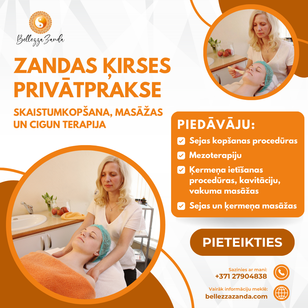 Zandas Ķirses privātprakses reklāma